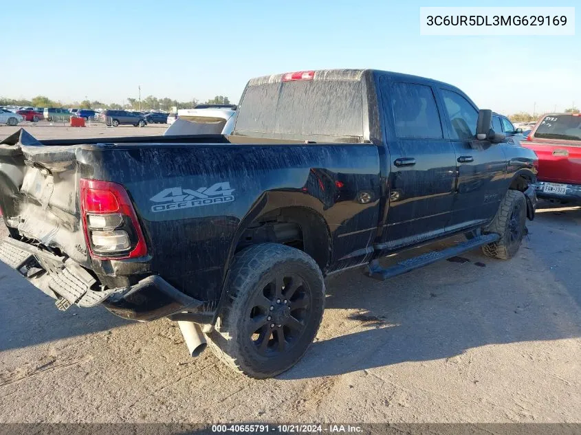 2021 Ram 2500 VIN: 3C6UR5DL3MG629169 Lot: 40655791