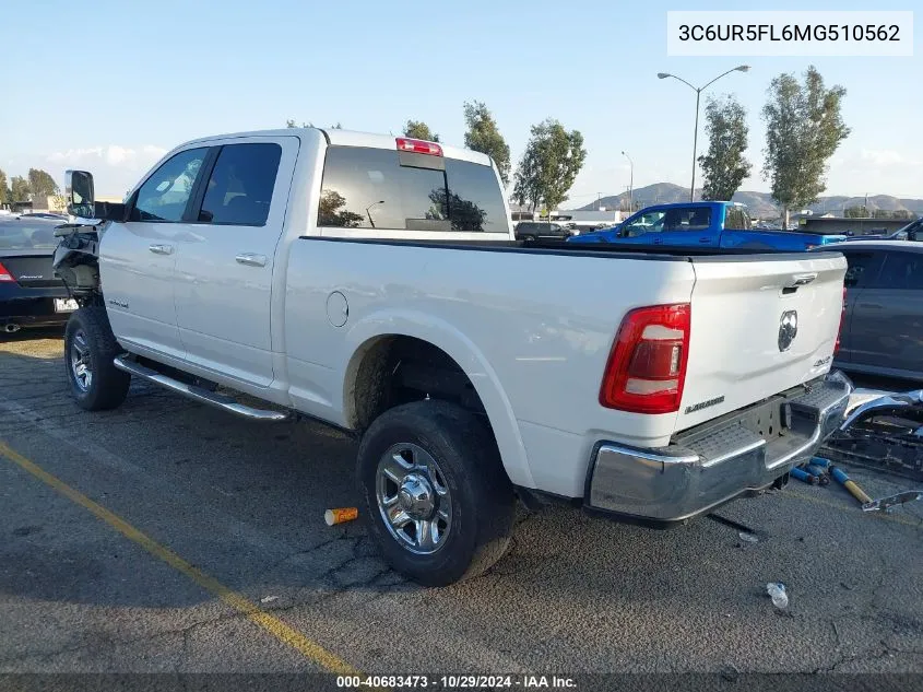 3C6UR5FL6MG510562 2021 Ram 2500 Laramie 4X4 6'4 Box