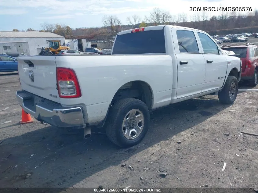 3C6UR5CJ4MG506576 2021 Ram 2500 Tradesman 4X4 6'4 Box