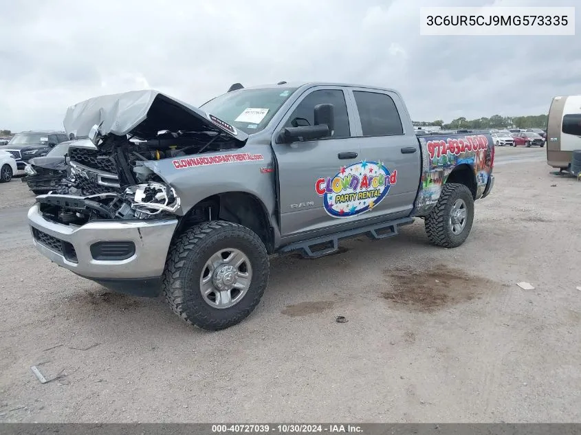 2021 Ram 2500 Tradesman 4X4 6'4 Box VIN: 3C6UR5CJ9MG573335 Lot: 40727039