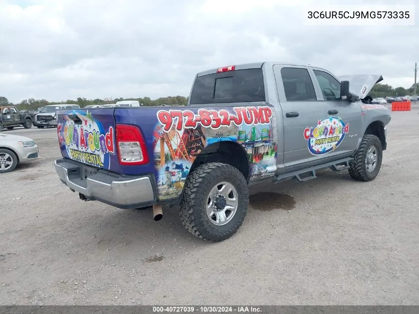 2021 Ram 2500 Tradesman 4X4 6'4 Box VIN: 3C6UR5CJ9MG573335 Lot: 40727039