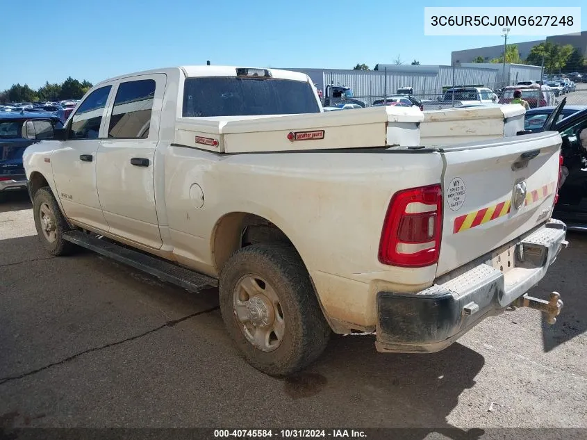 3C6UR5CJ0MG627248 2021 Ram 2500 Tradesman 4X4 6'4 Box