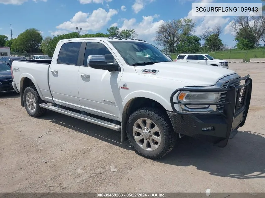 2022 Ram 2500 Laramie 4X4 6'4 Box VIN: 3C6UR5FL5NG109943 Lot: 39459263