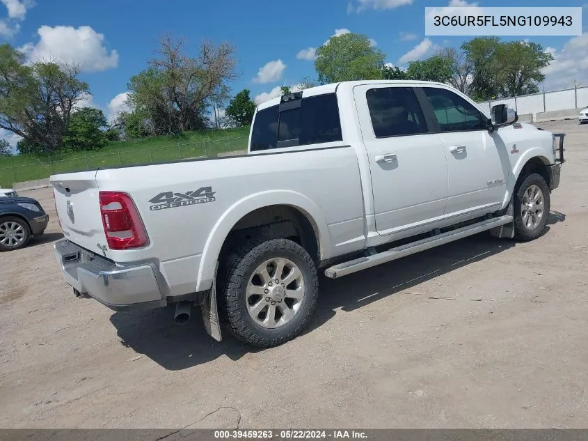 2022 Ram 2500 VIN: 3C6UR5FL5NG109943 Lot: 40792973