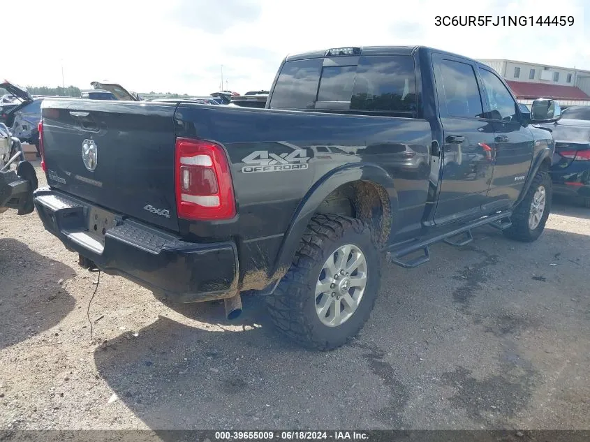 2022 Ram 2500 Laramie 4X4 6'4 Box VIN: 3C6UR5FJ1NG144459 Lot: 39655009