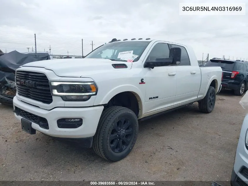 3C6UR5NL4NG316969 2022 Ram 2500 Laramie Mega Cab 4X4 6'4 Box