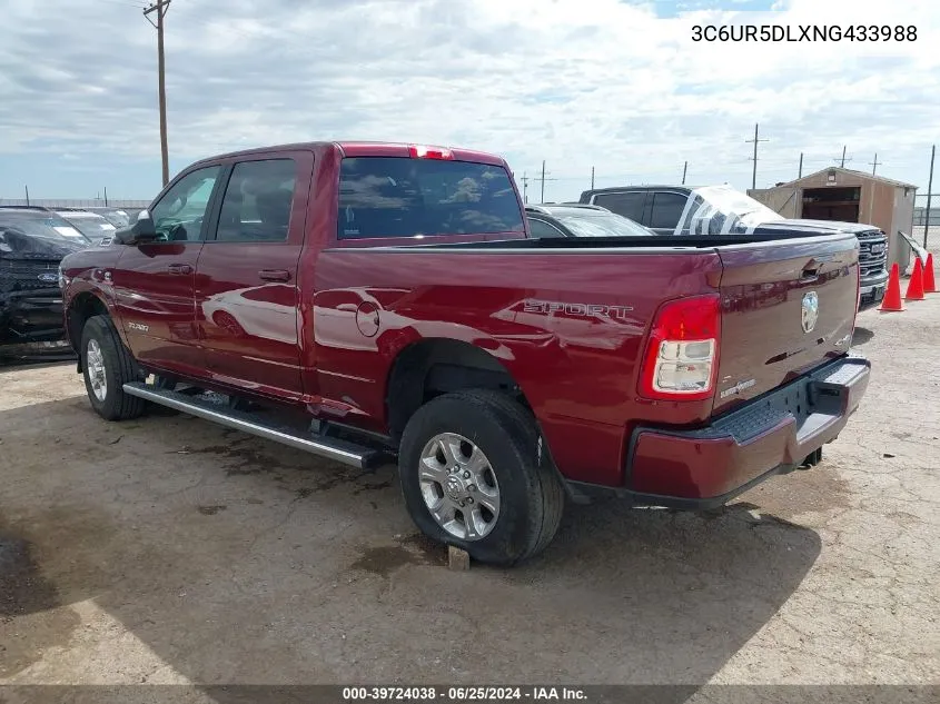 3C6UR5DLXNG433988 2022 Ram 2500 Lone Star 4X4 6'4 Box