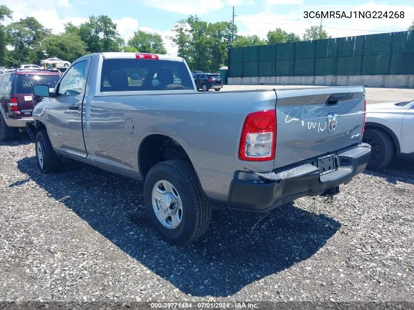 2022 Ram 2500 Tradesman Regular Cab 4X4 8' Box VIN: 3C6MR5AJ1NG224268 Lot: 39771484