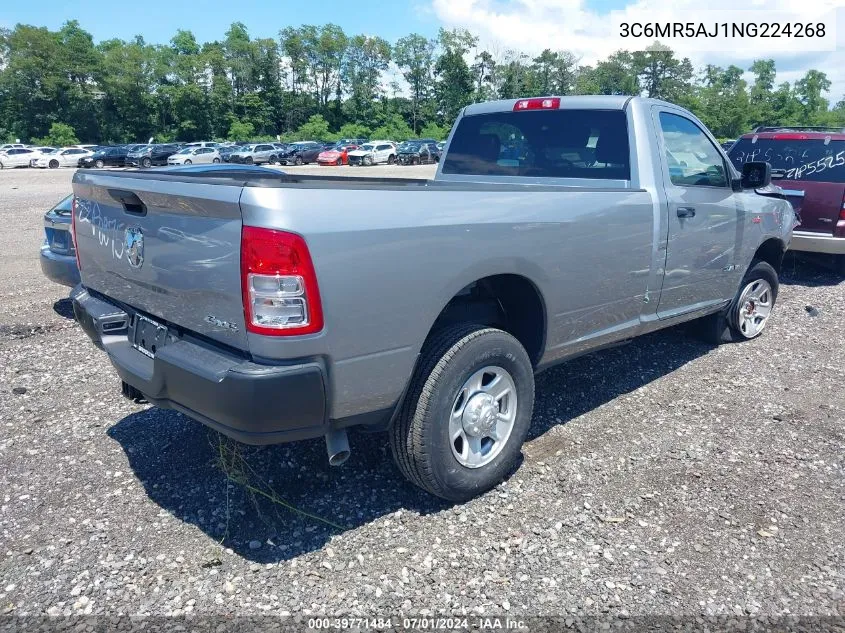 2022 Ram 2500 Tradesman Regular Cab 4X4 8' Box VIN: 3C6MR5AJ1NG224268 Lot: 39771484