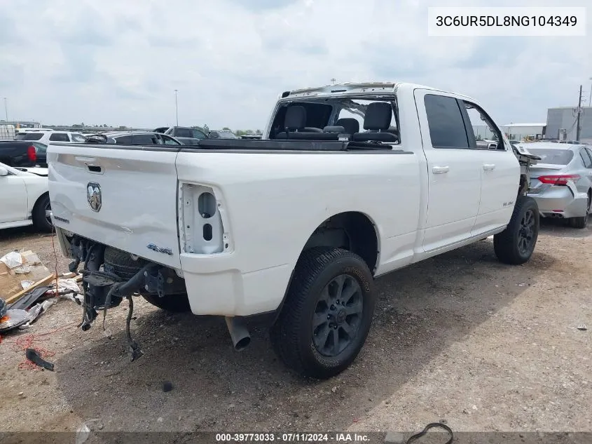 3C6UR5DL8NG104349 2022 Ram 2500 Big Horn 4X4 6'4 Box