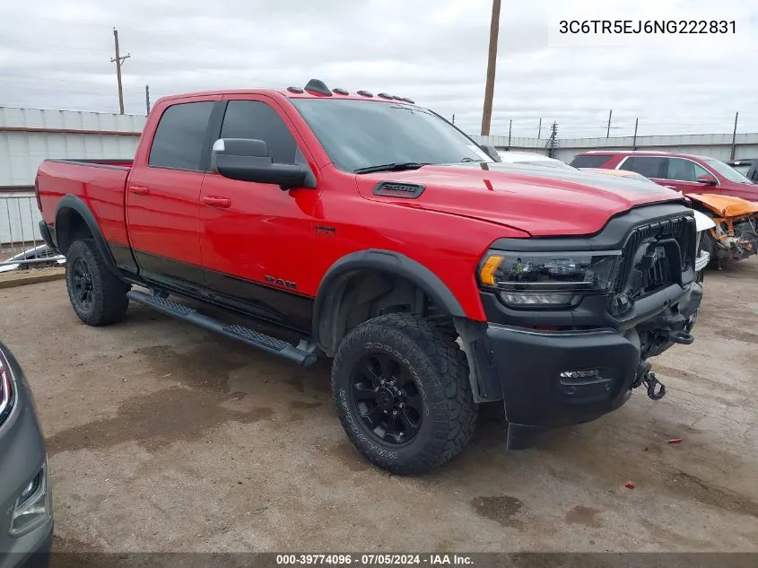 2022 Ram 2500 Power Wagon 4X4 6'4 Box VIN: 3C6TR5EJ6NG222831 Lot: 39774096