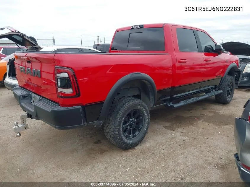 3C6TR5EJ6NG222831 2022 Ram 2500 Power Wagon 4X4 6'4 Box