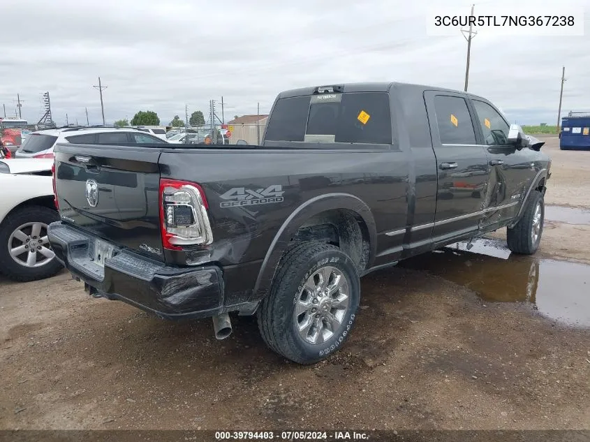 3C6UR5TL7NG367238 2022 Ram 2500 Limited Mega Cab 4X4 6'4 Box