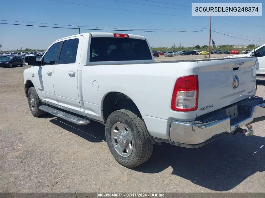 3C6UR5DL3NG248374 2022 Ram 2500 Big Horn 4X4 6'4 Box