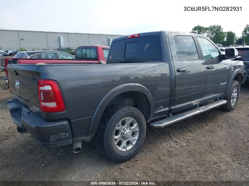 3C6UR5FL7NG282931 2022 Ram 2500 Laramie 4X4 6'4 Box