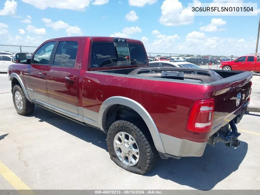 3C6UR5FL5NG101504 2022 Ram 2500 Laramie 4X4 6'4 Box