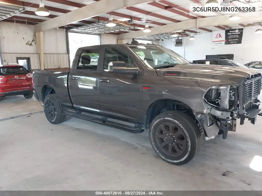 2022 Ram 2500 Big Horn 4X4 6'4 Box VIN: 3C6UR5DJ8NG263368 Lot: 40072610