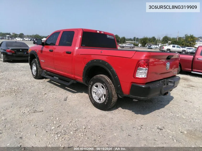 3C6UR5CL8NG319909 2022 Ram 2500 Tradesman 4X4 6'4 Box