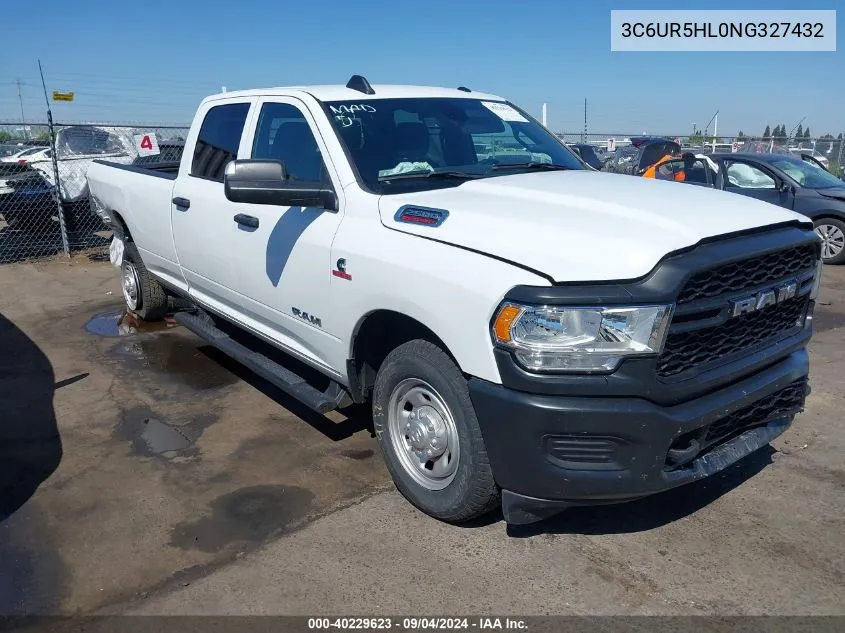 2022 Ram 2500 Tradesman 4X4 8' Box VIN: 3C6UR5HL0NG327432 Lot: 40229623