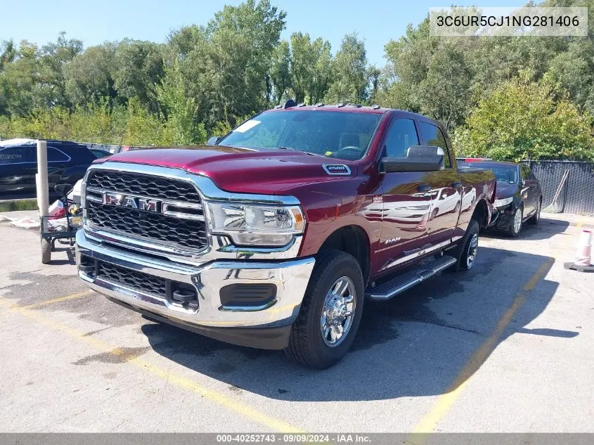 2022 Ram 2500 Tradesman 4X4 6'4 Box VIN: 3C6UR5CJ1NG281406 Lot: 40252743