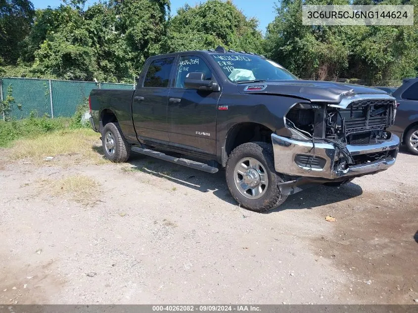 2022 Ram 2500 Tradesman 4X4 6'4 Box VIN: 3C6UR5CJ6NG144624 Lot: 40262082