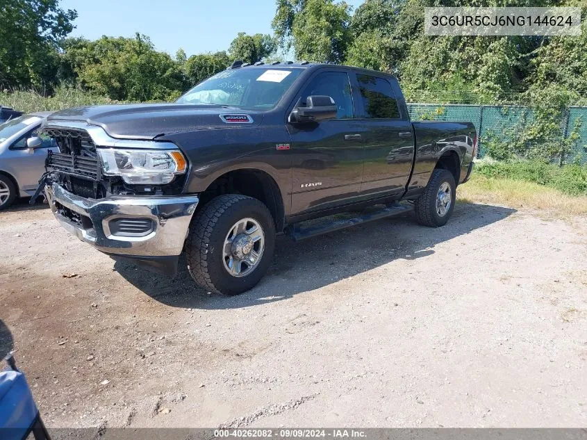 2022 Ram 2500 Tradesman 4X4 6'4 Box VIN: 3C6UR5CJ6NG144624 Lot: 40262082