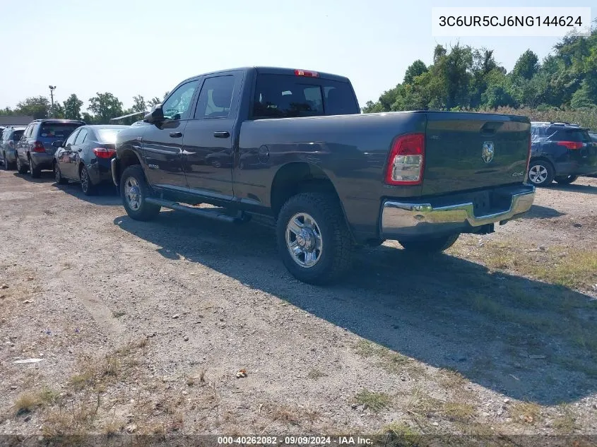 2022 Ram 2500 Tradesman 4X4 6'4 Box VIN: 3C6UR5CJ6NG144624 Lot: 40262082