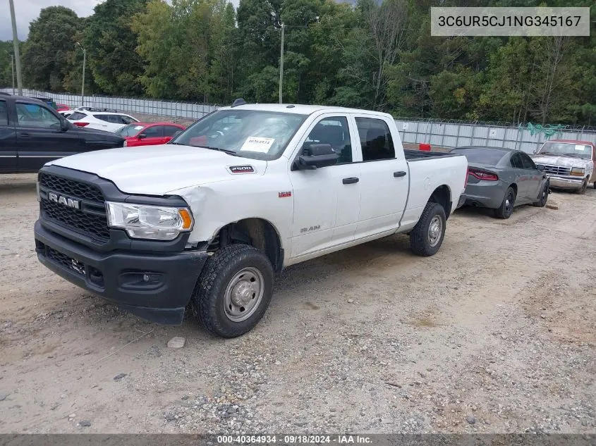 3C6UR5CJ1NG345167 2022 Ram 2500 Tradesman 4X4 6'4 Box