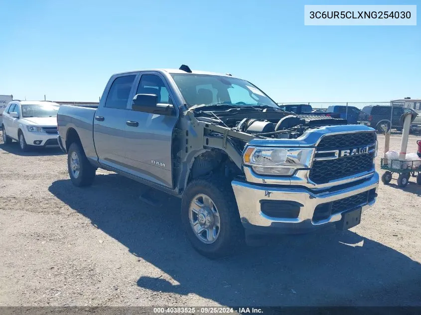 2022 Ram 2500 Tradesman 4X4 6'4 Box VIN: 3C6UR5CLXNG254030 Lot: 40383525