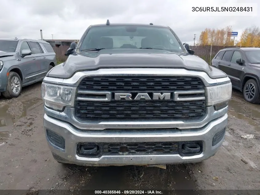 3C6UR5JL5NG248431 2022 Ram 2500 Big Horn 4X4 8' Box