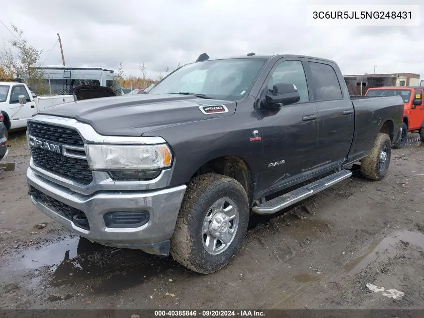 3C6UR5JL5NG248431 2022 Ram 2500 Big Horn 4X4 8' Box