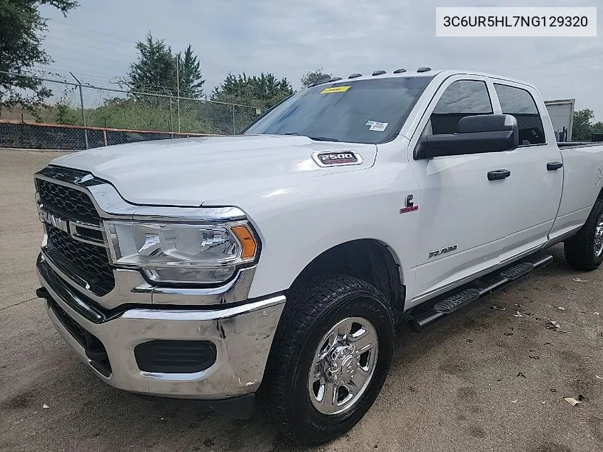 2022 Ram 2500 Tradesman 4X4 8' Box VIN: 3C6UR5HL7NG129320 Lot: 40454250