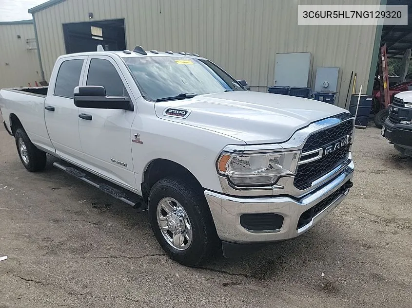 2022 Ram 2500 Tradesman 4X4 8' Box VIN: 3C6UR5HL7NG129320 Lot: 40454250