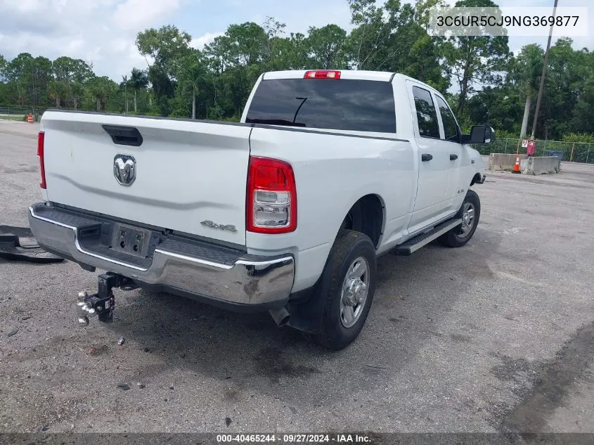 2022 Ram 2500 Tradesman 4X4 6'4 Box VIN: 3C6UR5CJ9NG369877 Lot: 40465244