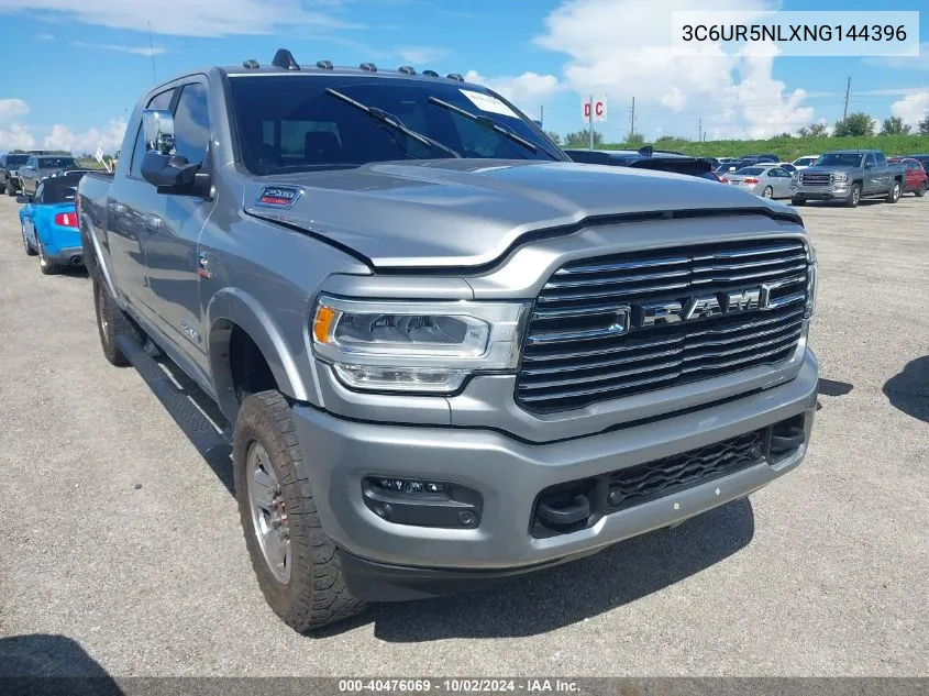 2022 Ram 2500 Laramie 4X4 6'4 Box VIN: 3C6UR5NLXNG144396 Lot: 40476069