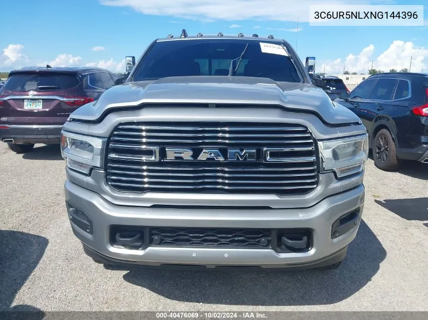 2022 Ram 2500 Laramie 4X4 6'4 Box VIN: 3C6UR5NLXNG144396 Lot: 40476069