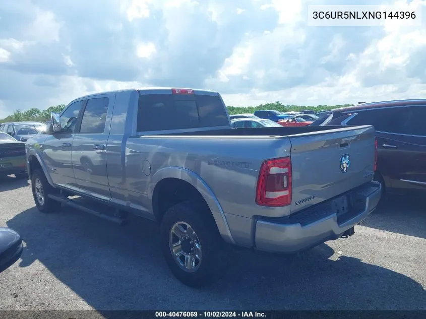 2022 Ram 2500 Laramie 4X4 6'4 Box VIN: 3C6UR5NLXNG144396 Lot: 40476069