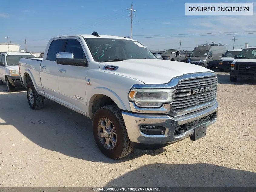 2022 Ram 2500 Laramie 4X4 6'4 Box VIN: 3C6UR5FL2NG383679 Lot: 40549068