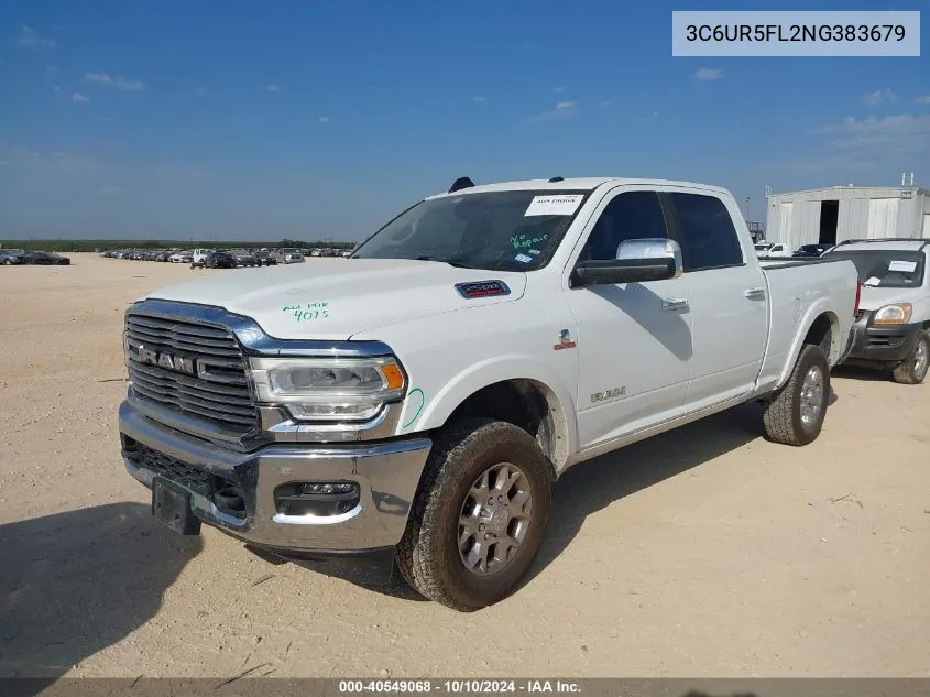 2022 Ram 2500 Laramie 4X4 6'4 Box VIN: 3C6UR5FL2NG383679 Lot: 40549068