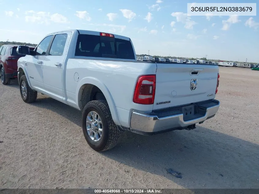 2022 Ram 2500 Laramie 4X4 6'4 Box VIN: 3C6UR5FL2NG383679 Lot: 40549068