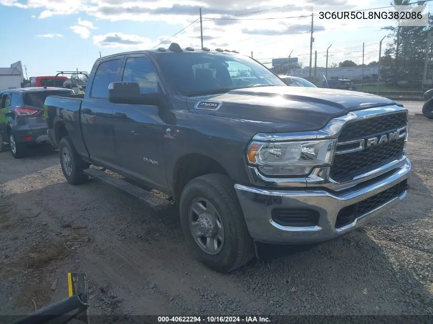 2022 Ram 2500 Tradesman 4X4 6'4 Box VIN: 3C6UR5CL8NG382086 Lot: 40622294