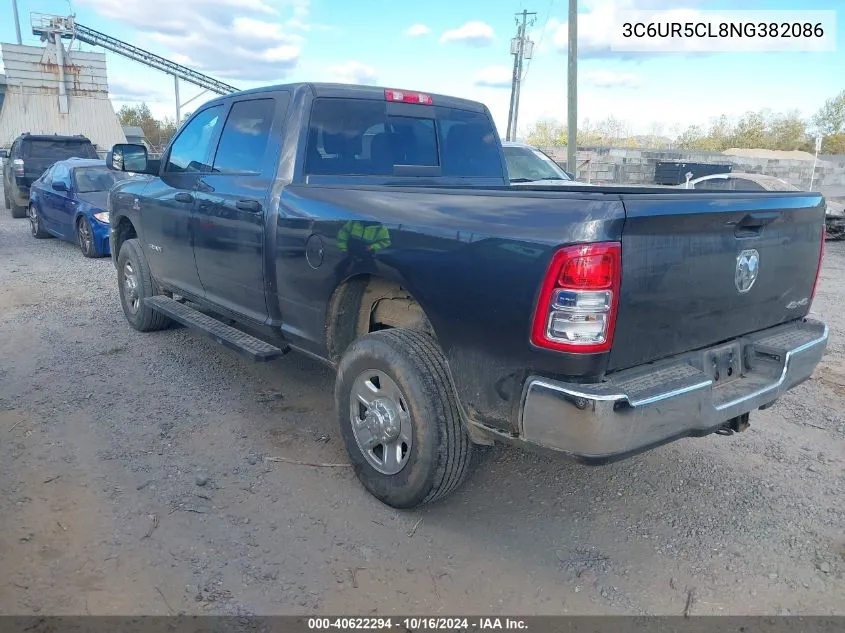 2022 Ram 2500 Tradesman 4X4 6'4 Box VIN: 3C6UR5CL8NG382086 Lot: 40622294