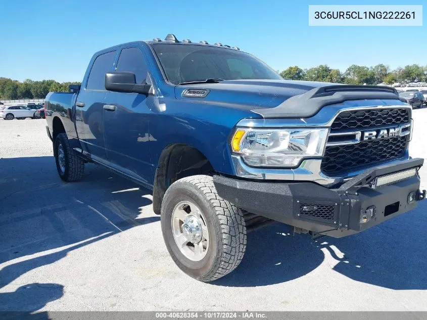 2022 Ram 2500 Tradesman 4X4 6'4 Box VIN: 3C6UR5CL1NG222261 Lot: 40628354