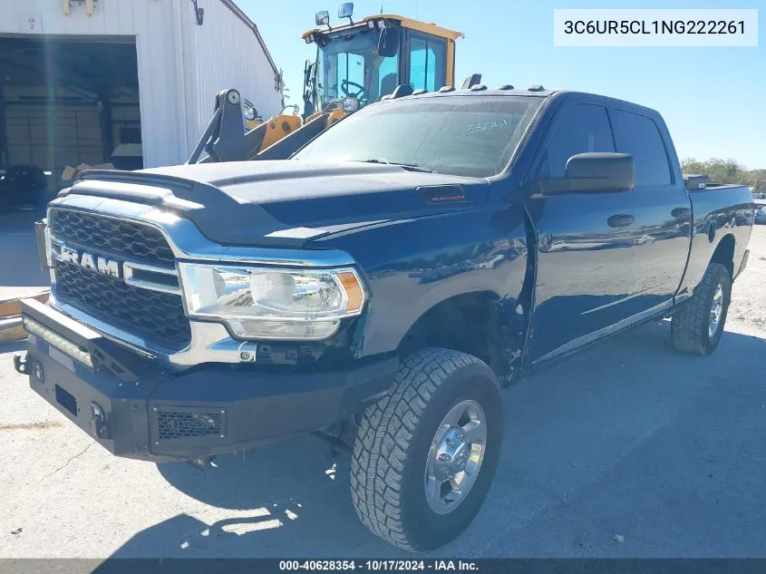 2022 Ram 2500 Tradesman 4X4 6'4 Box VIN: 3C6UR5CL1NG222261 Lot: 40628354