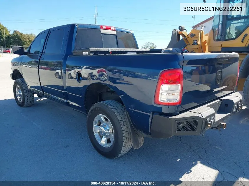 2022 Ram 2500 Tradesman 4X4 6'4 Box VIN: 3C6UR5CL1NG222261 Lot: 40628354