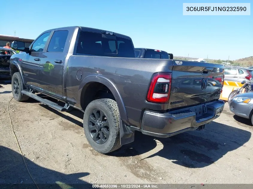 2022 Ram 2500 Laramie 4X4 6'4 Box VIN: 3C6UR5FJ1NG232590 Lot: 40653396