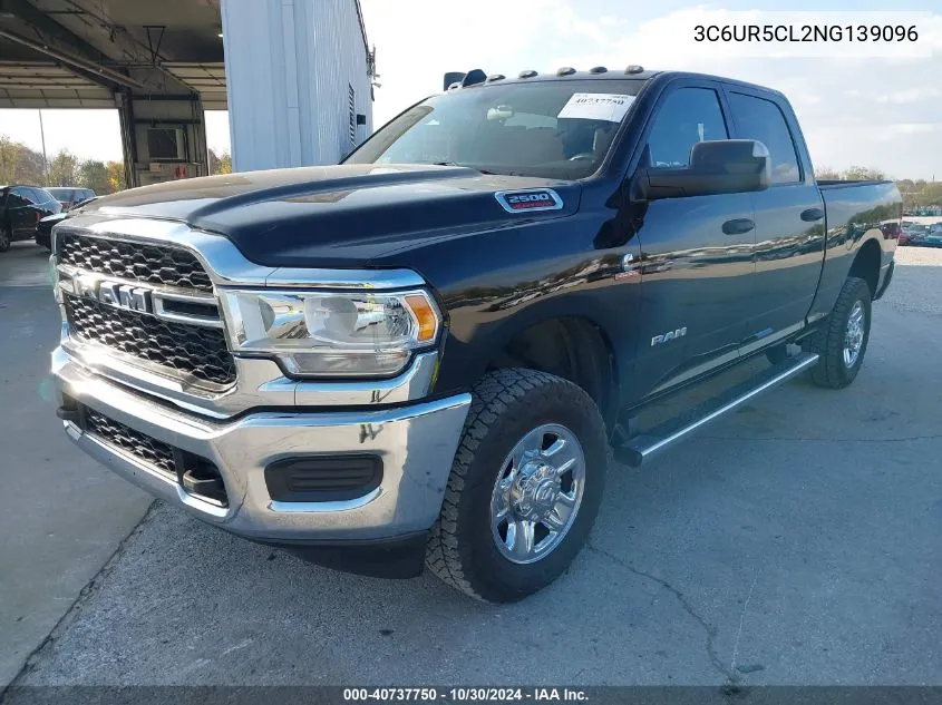 2022 Ram 2500 Tradesman 4X4 6'4 Box VIN: 3C6UR5CL2NG139096 Lot: 40737750