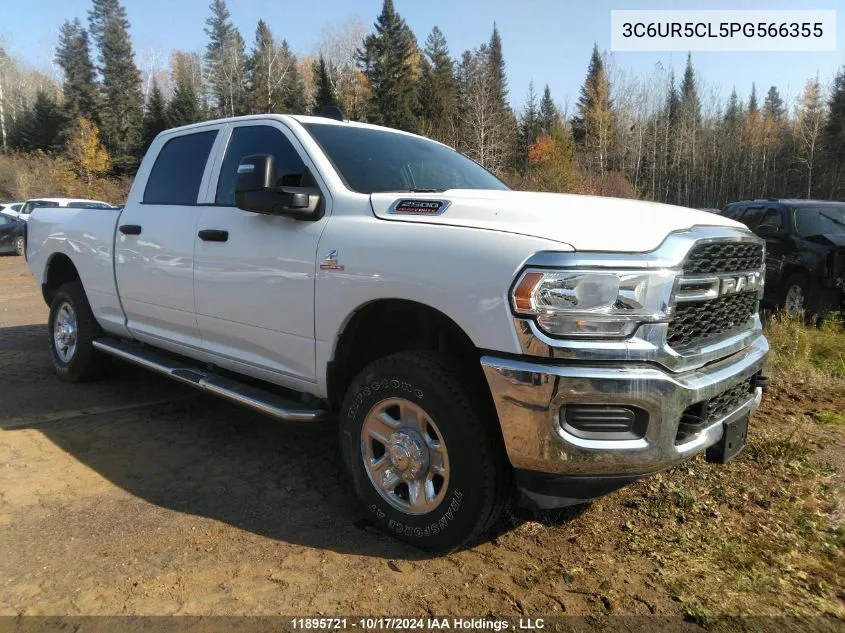 2023 Ram 2500 Tradesman VIN: 3C6UR5CL5PG566355 Lot: 11895721