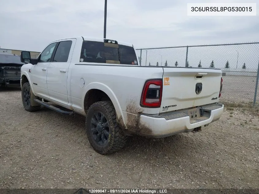 2023 Ram 2500 Limited VIN: 3C6UR5SL8PG530015 Lot: 12099047