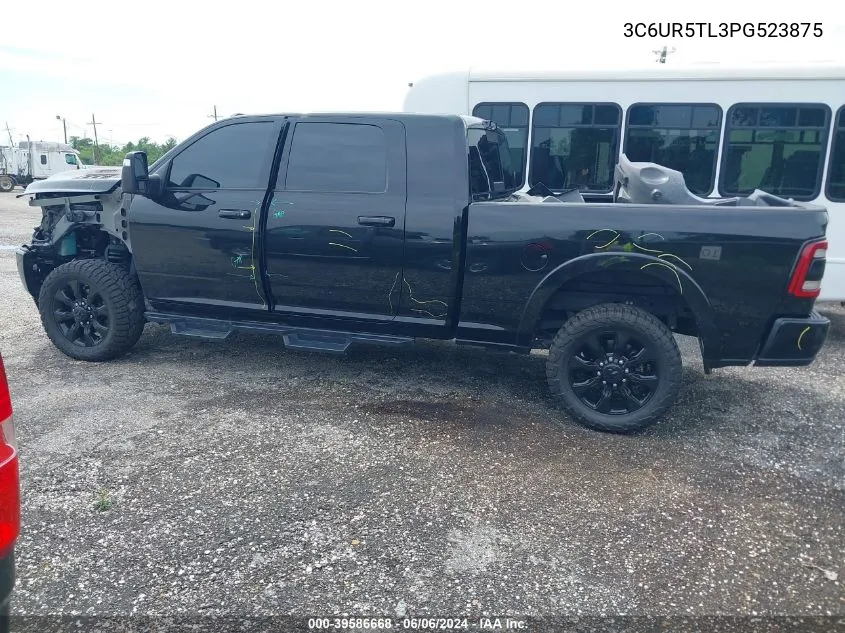 2023 Ram 2500 Limited Mega Cab 4X4 6'4 Box VIN: 3C6UR5TL3PG523875 Lot: 39586668